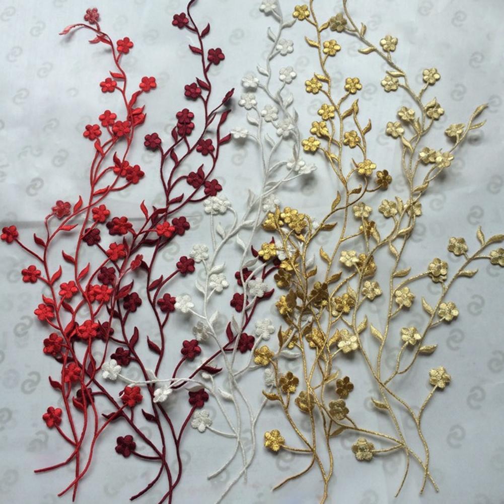 3D Flower Applique Plum Blosso - Applique Patch Flower reseña y precio