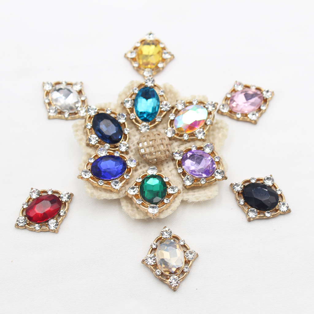 10Pcs Vintage Crystal Sew on C - Craft Embellishments reseña y precio