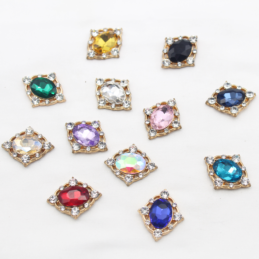 10Pcs Vintage Crystal Sew on C - Craft Embellishments reseña y precio