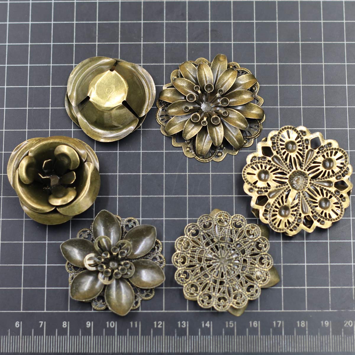6Pcs Embellishments Combinatio - Craft Embellishments reseña y precio