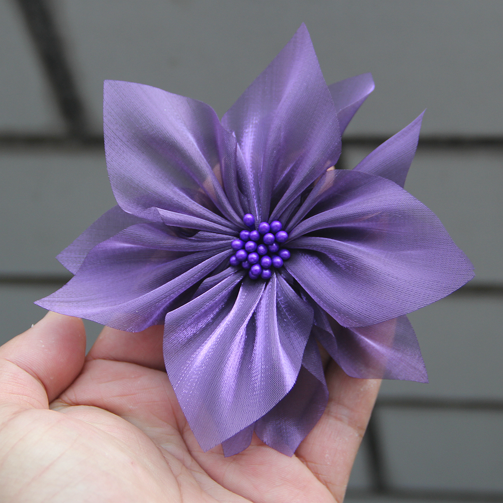 11cm Light Sense Yarn Flower O - Applique Patch Flower reseña y precio