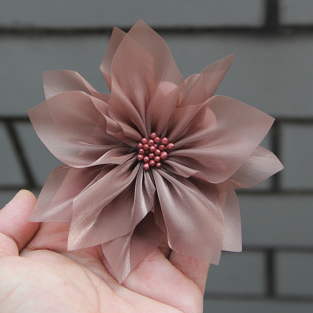 11cm Light Sense Yarn Flower O - Applique Patch Flower reseña y precio