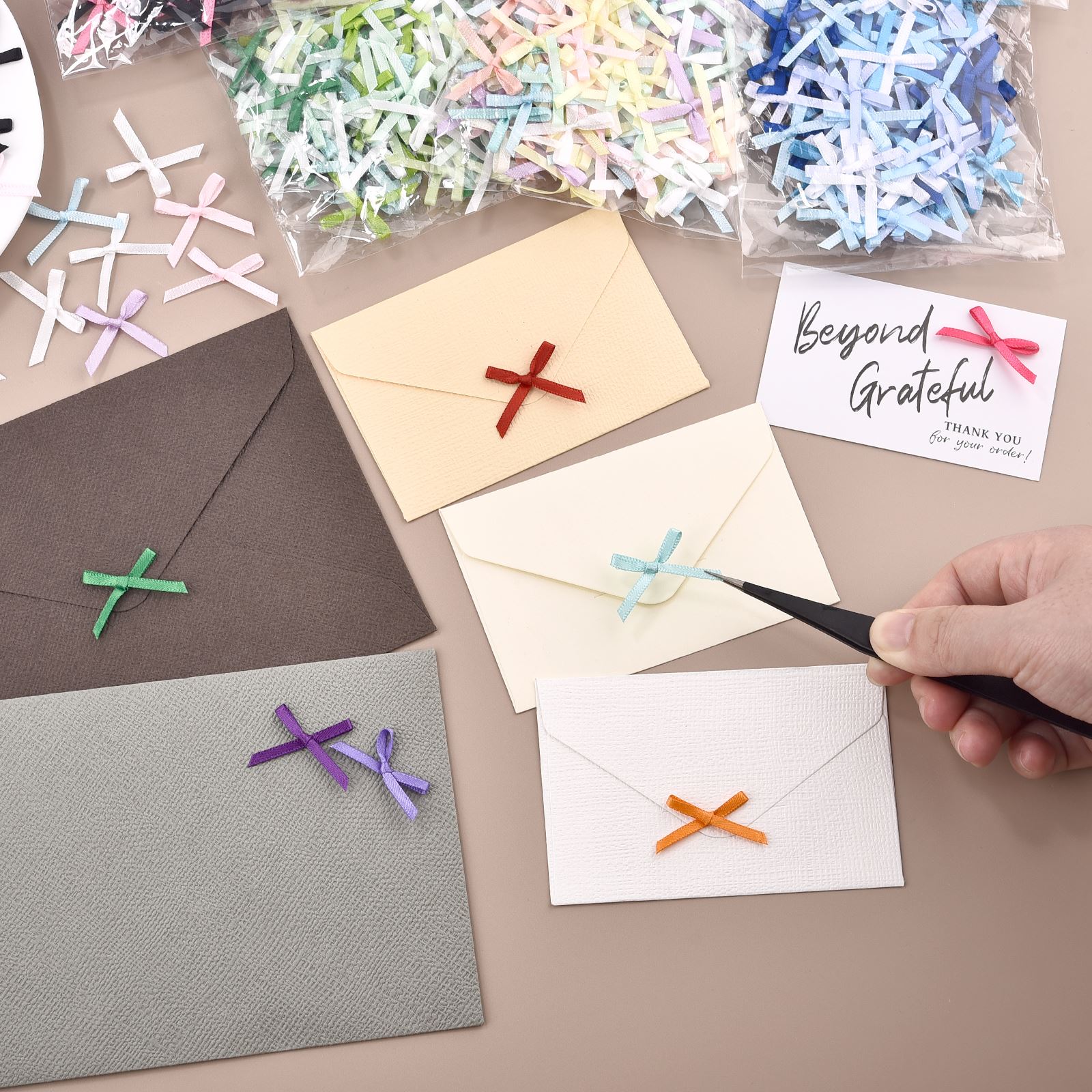 100Pcs 3mm Ribbons Mini Satin  - Christmas Craft Embellishment reseña y precio