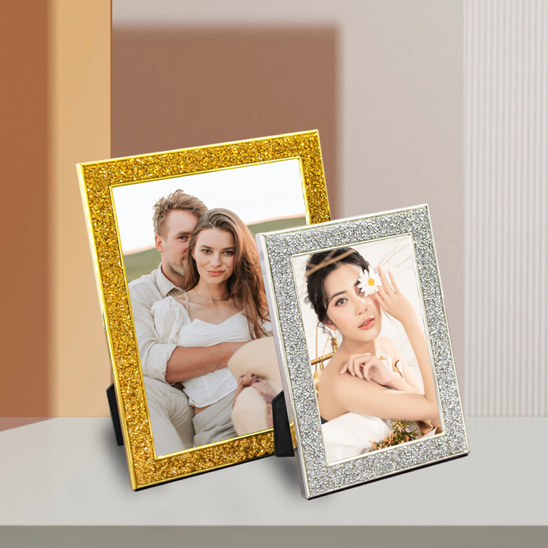 7-Inch Metallic Plated Picture - Sequin Fabric Panel reseña y precio