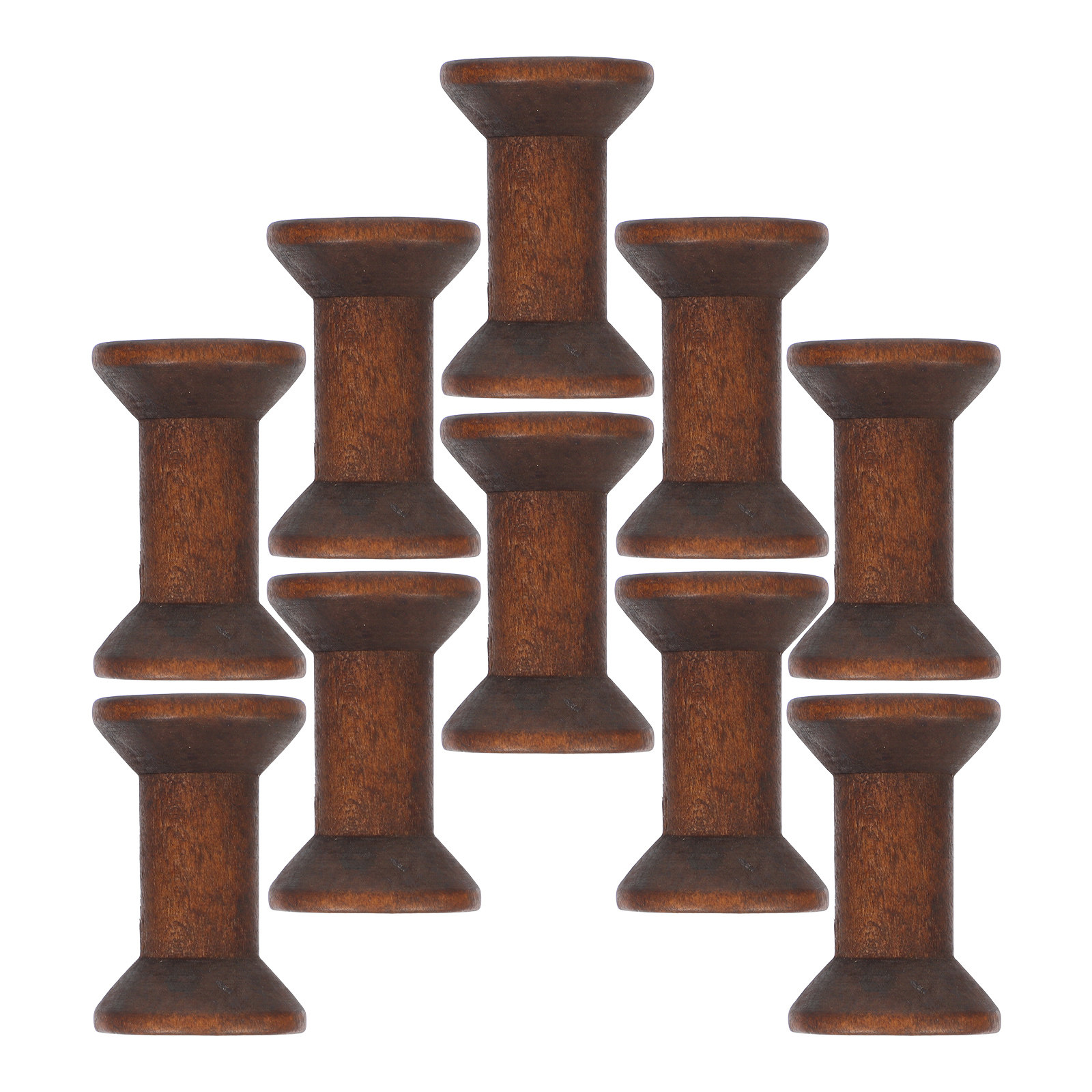 10Pcs Handcrafted Wooden Spool - Embroidery Craft reseña y precio