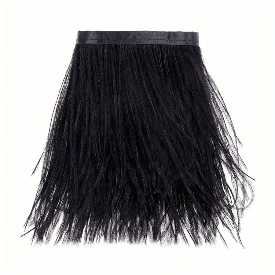 1/10M Natural Plume Black Ostr - Feather Trim Marabou reseña y precio