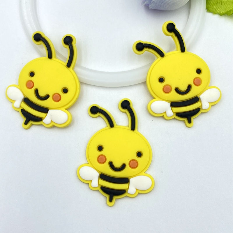10/20/30pcs cute PVC bee flexi - Embellishment Glue Craft reseña y precio