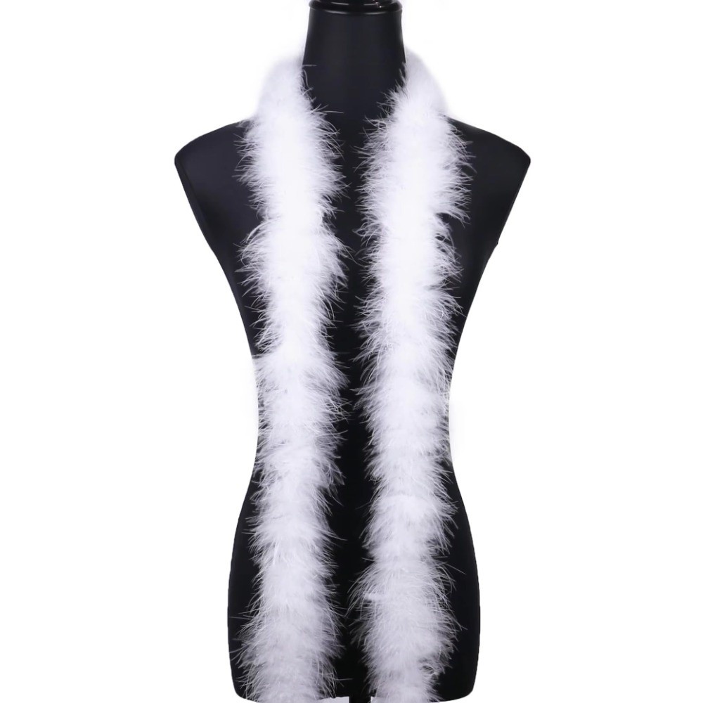 2 Meter Marabou Feather Boa Fa - Feather Trim Marabou reseña y precio