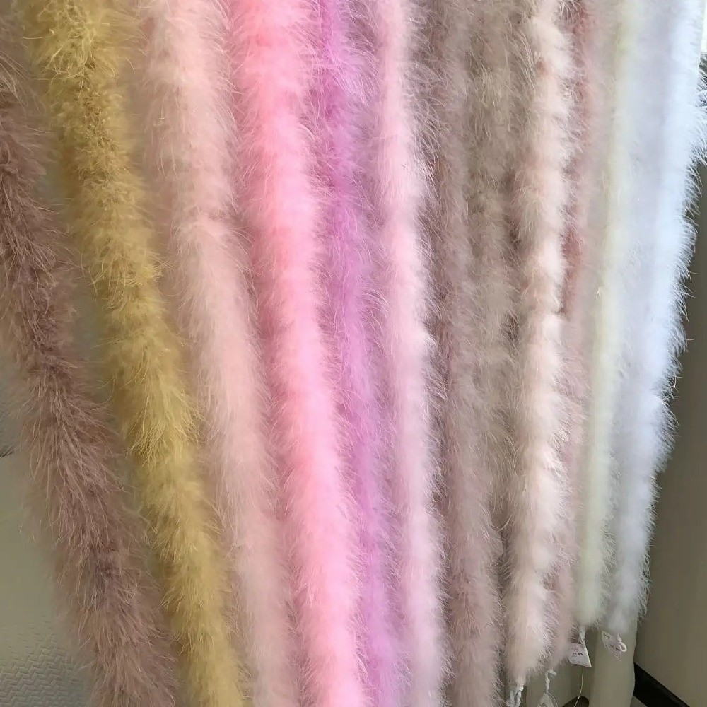 2 Meter Marabou Feather Boa Fa - Feather Trim Marabou reseña y precio