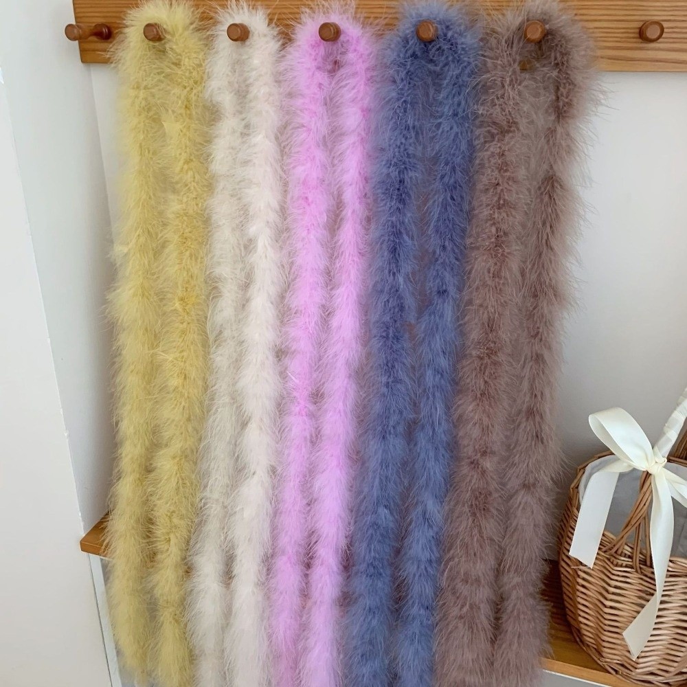 2 Meter Marabou Feather Boa Fa - Feather Trim Marabou reseña y precio