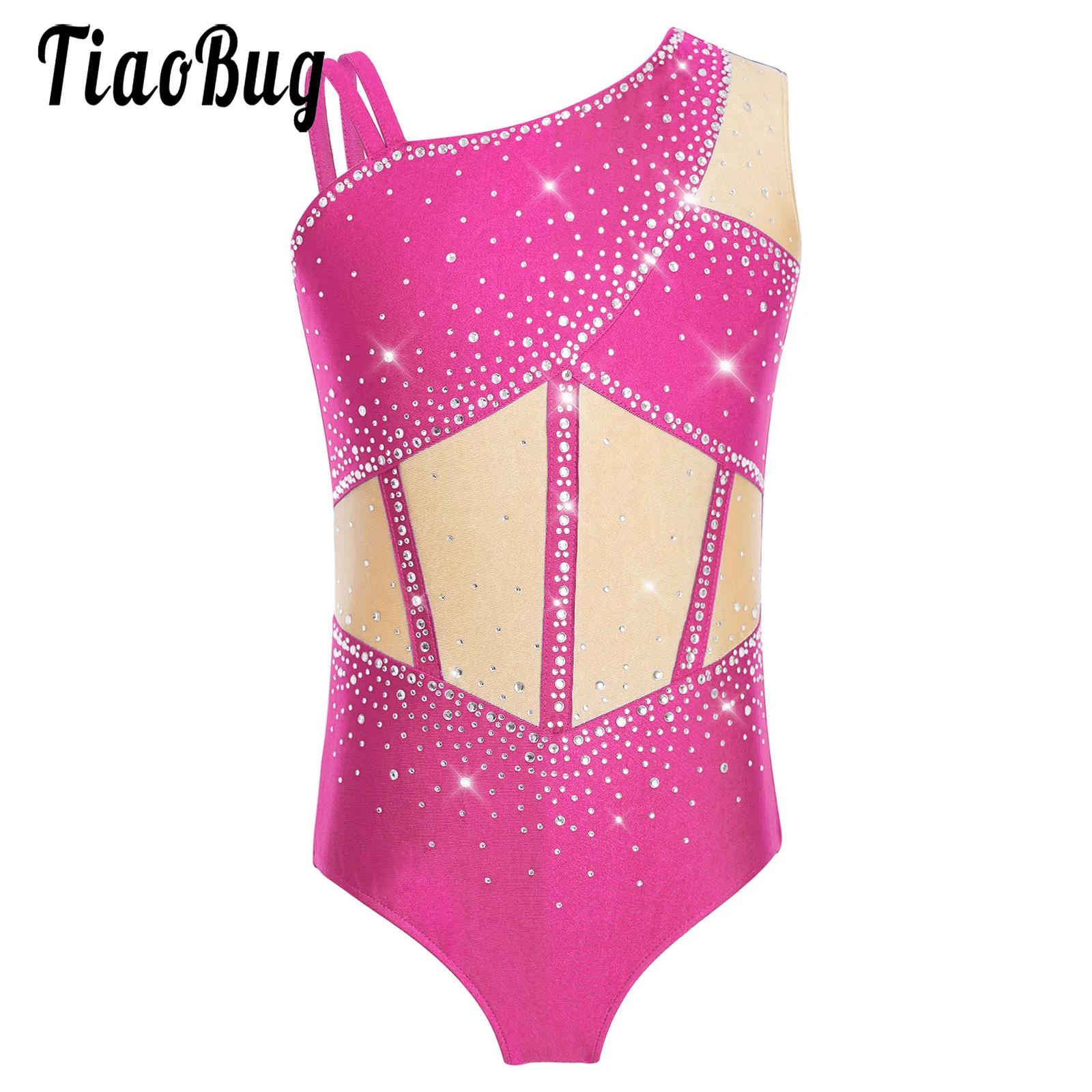 Kid Girls Figure Skating Balle - Rhinestone Banding Trim reseña y precio