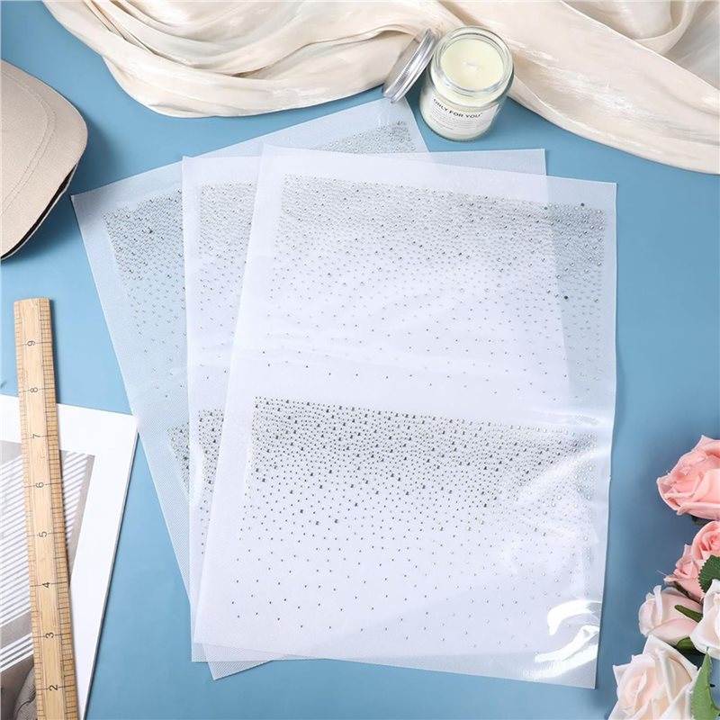 18 Sheets Iron On Rhinestone T - Hotfix Rhinestone Sheet reseña y precio