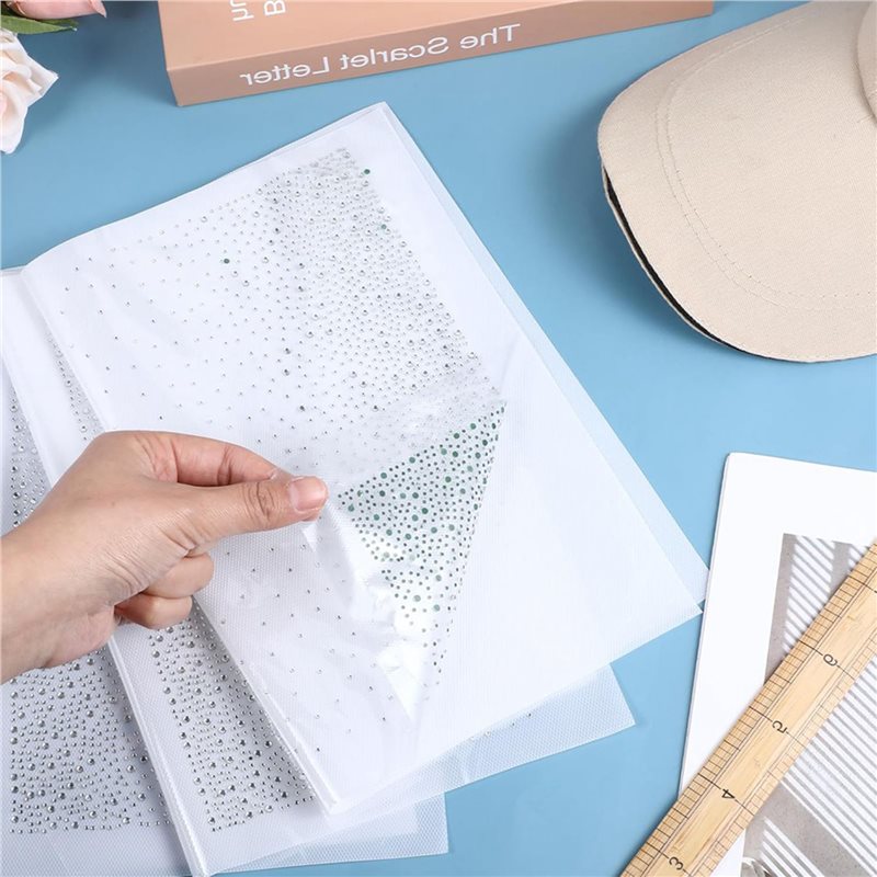 18 Sheets Iron On Rhinestone T - Hotfix Rhinestone Sheet reseña y precio