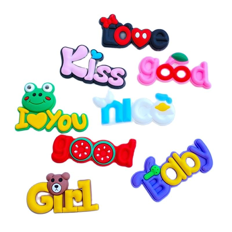 20pcs New Mini Lovely Letters  - Embellishment Glue Craft reseña y precio