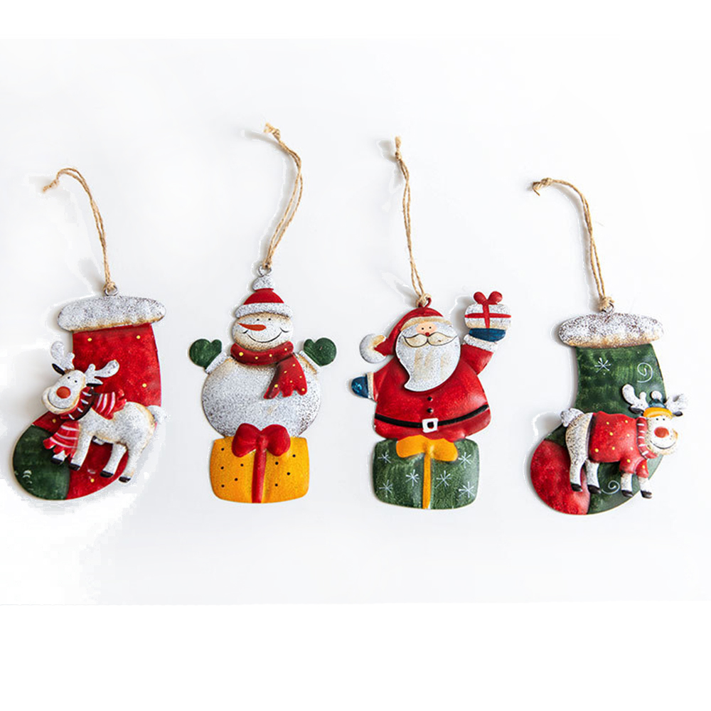 Metal Painted Home Decor Iron  - Christmas Craft Embellishment reseña y precio