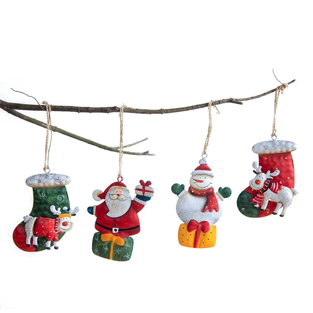Metal Painted Home Decor Iron  - Christmas Craft Embellishment reseña y precio