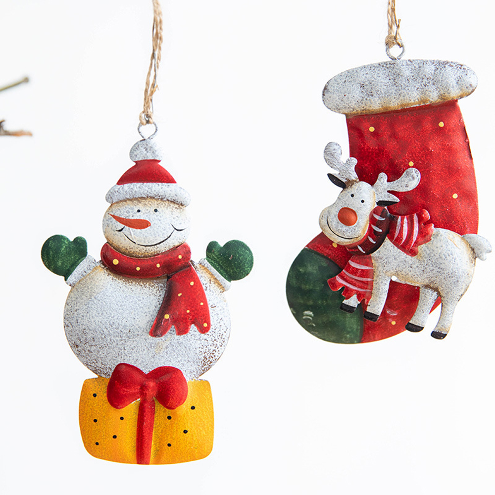 Metal Painted Home Decor Iron  - Christmas Craft Embellishment reseña y precio