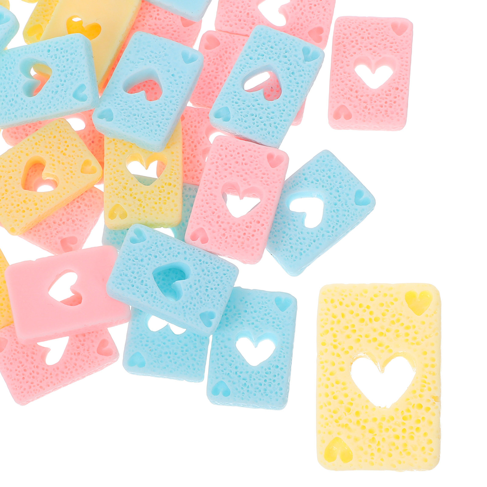 30Pcs DIY Resin Poker Charms C - Craft Embellishments reseña y precio