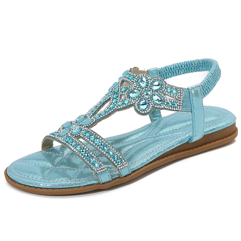 Big Size Openwork Sandals Bohe - Sew On Rhinestone reseña y precio
