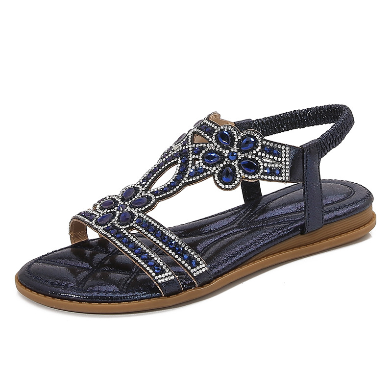 Big Size Openwork Sandals Bohe - Sew On Rhinestone reseña y precio