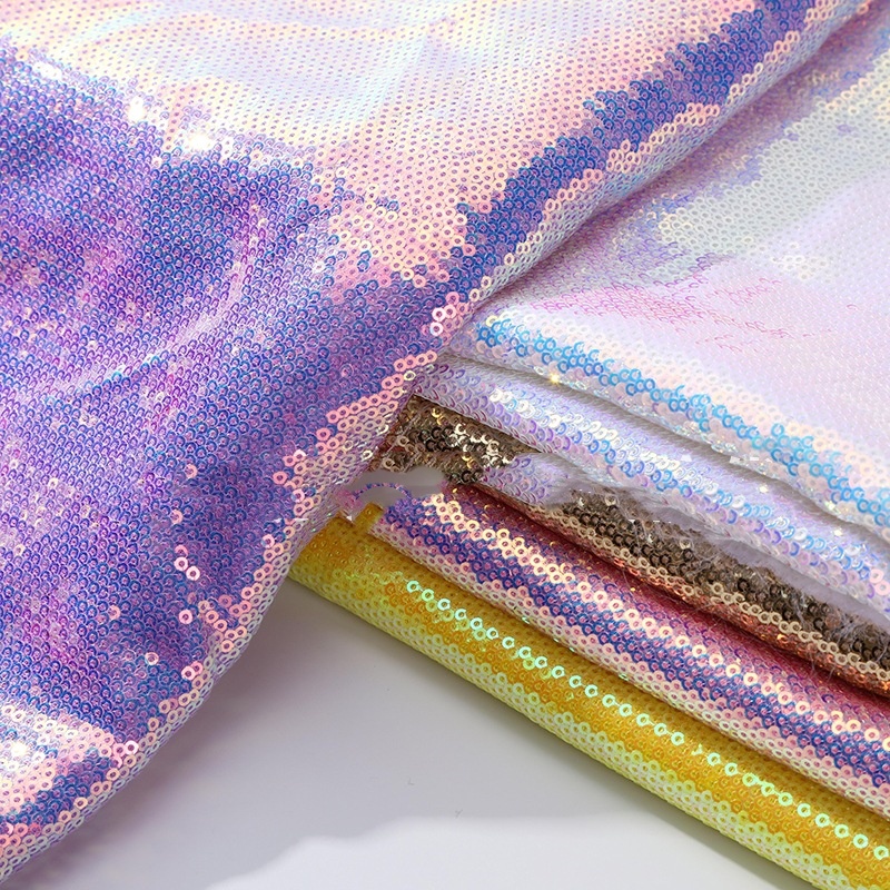 Dense Sequin Glitter Fabric fo - Sequin Fabric Panel reseña y precio