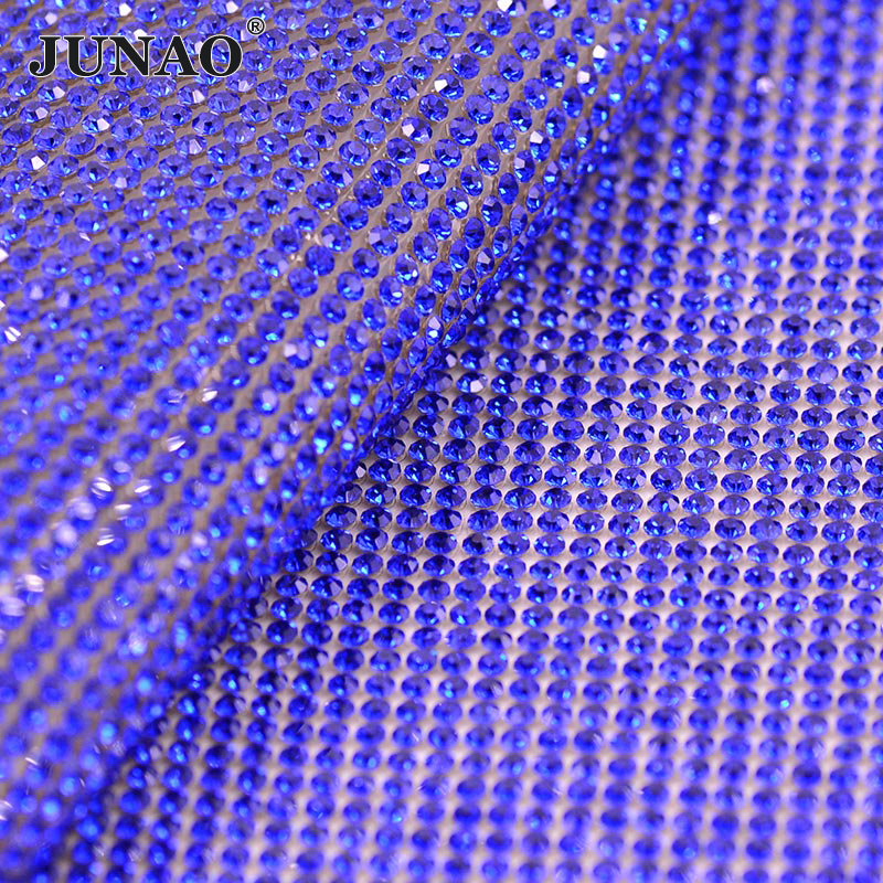 JUNAO 24x40cm Light Peach Self - Hotfix Rhinestone Sheet reseña y precio