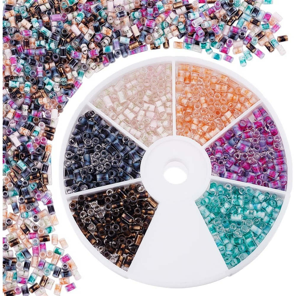 720pcs 6 Colors Tube Beads 24g - Embroidery Craft reseña y precio