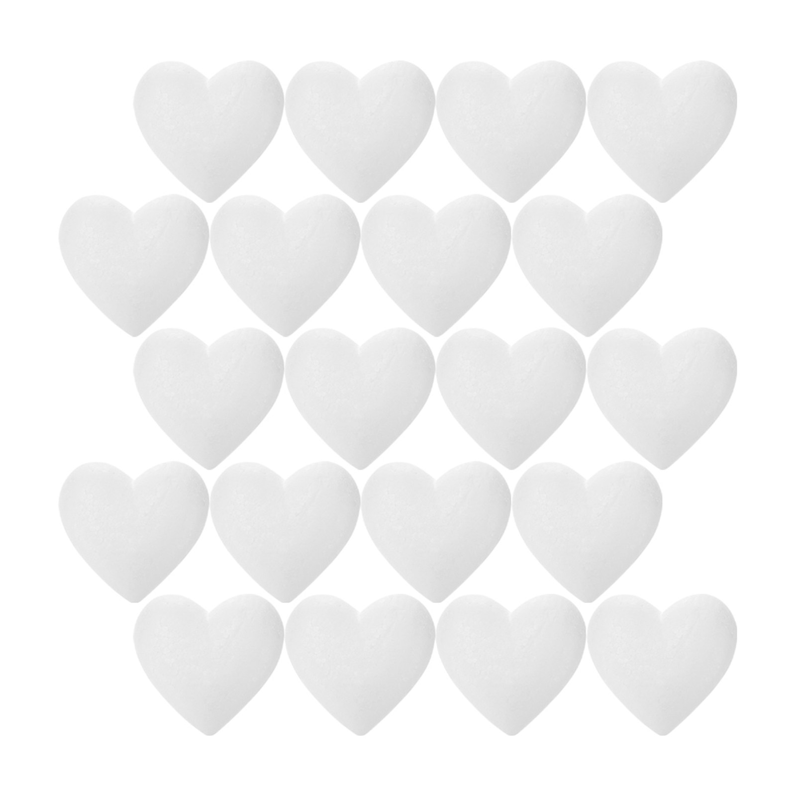 20Pcs Blank Heart Foam Balls L - Craft Embellishments reseña y precio