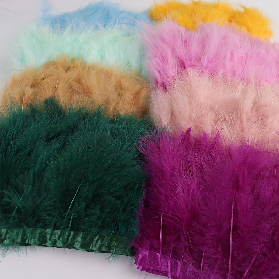 10 Meters Natural Turkey Marab - Feather Trim Marabou reseña y precio