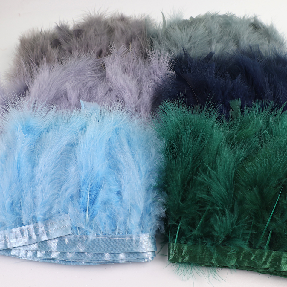 10 Meters Natural Turkey Marab - Feather Trim Marabou reseña y precio