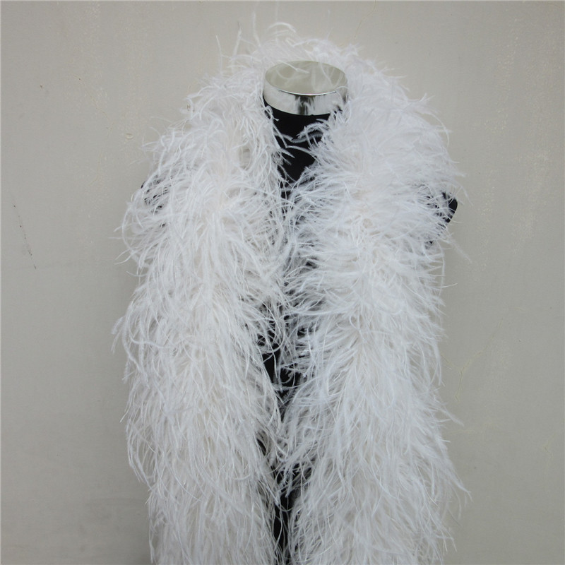 2 Meters 6 Layer White Natural - Feather Trim Marabou reseña y precio