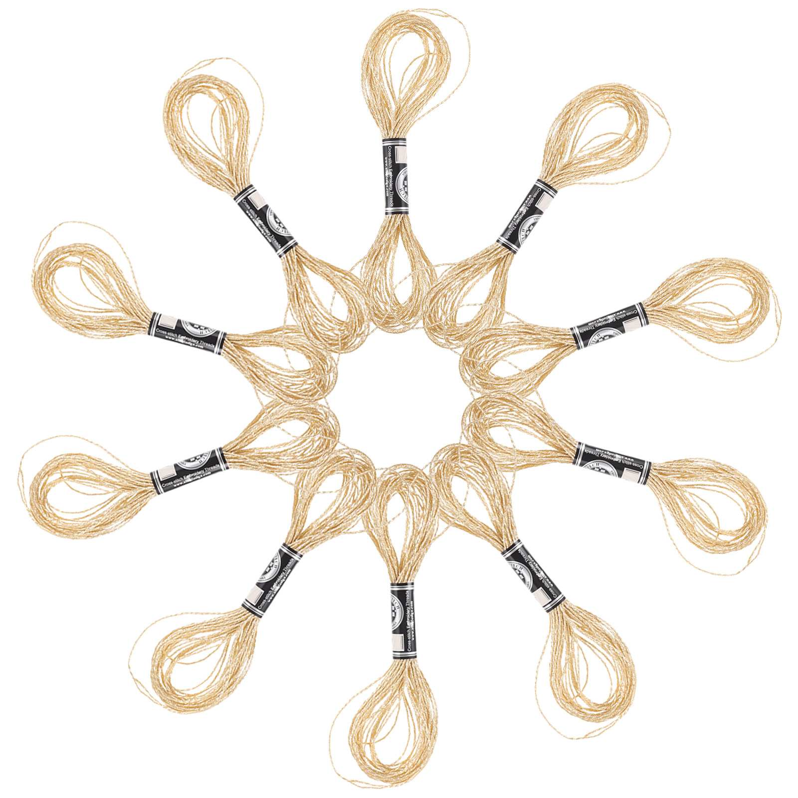 12Pcs Metallic Embroidery Thre - Embroidery Craft reseña y precio