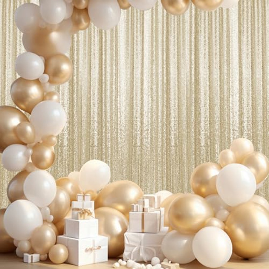 Photography backdrop curtains  - Sequin Fabric Panel reseña y precio