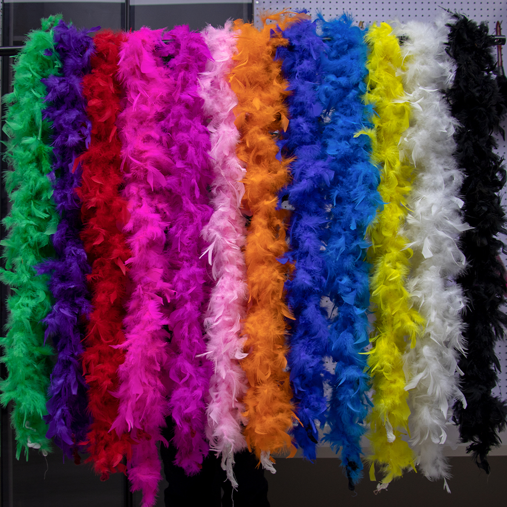 2 Meters Turkey feathers boa 3 - Feather Trim Marabou reseña y precio