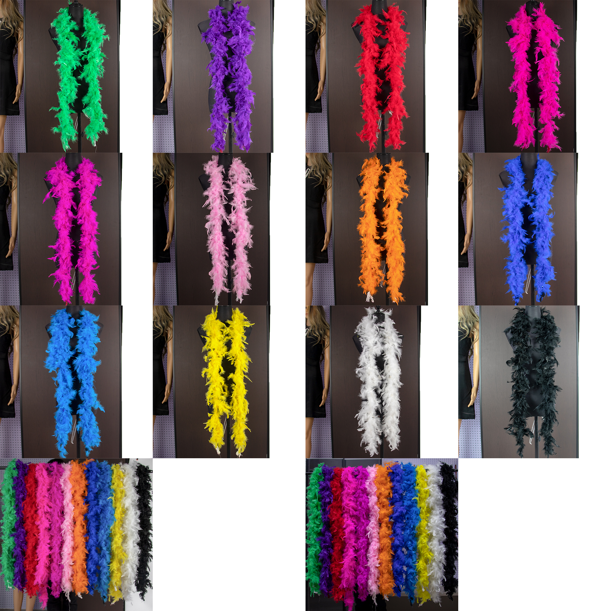 2 Meters Turkey feathers boa 3 - Feather Trim Marabou reseña y precio