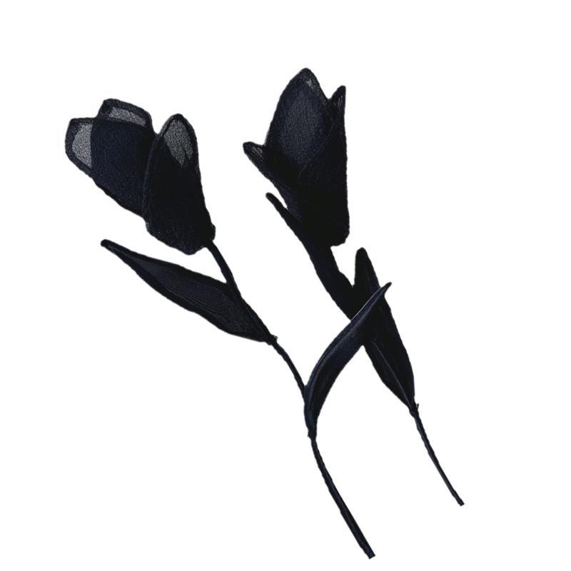 652F Fabric Flower Applique Fl - Applique Patch Flower reseña y precio