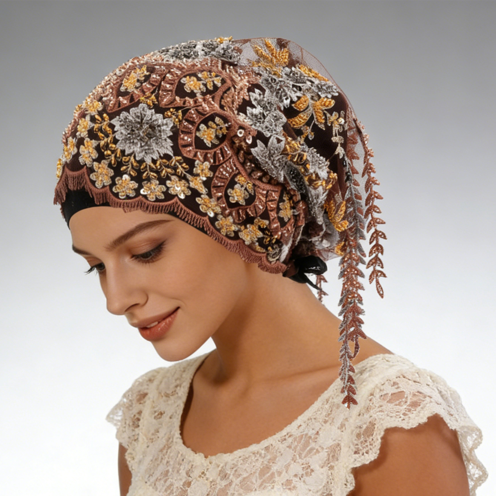 New Ethnic Tassel Headscarf Be - Tassel Fringe Trim reseña y precio