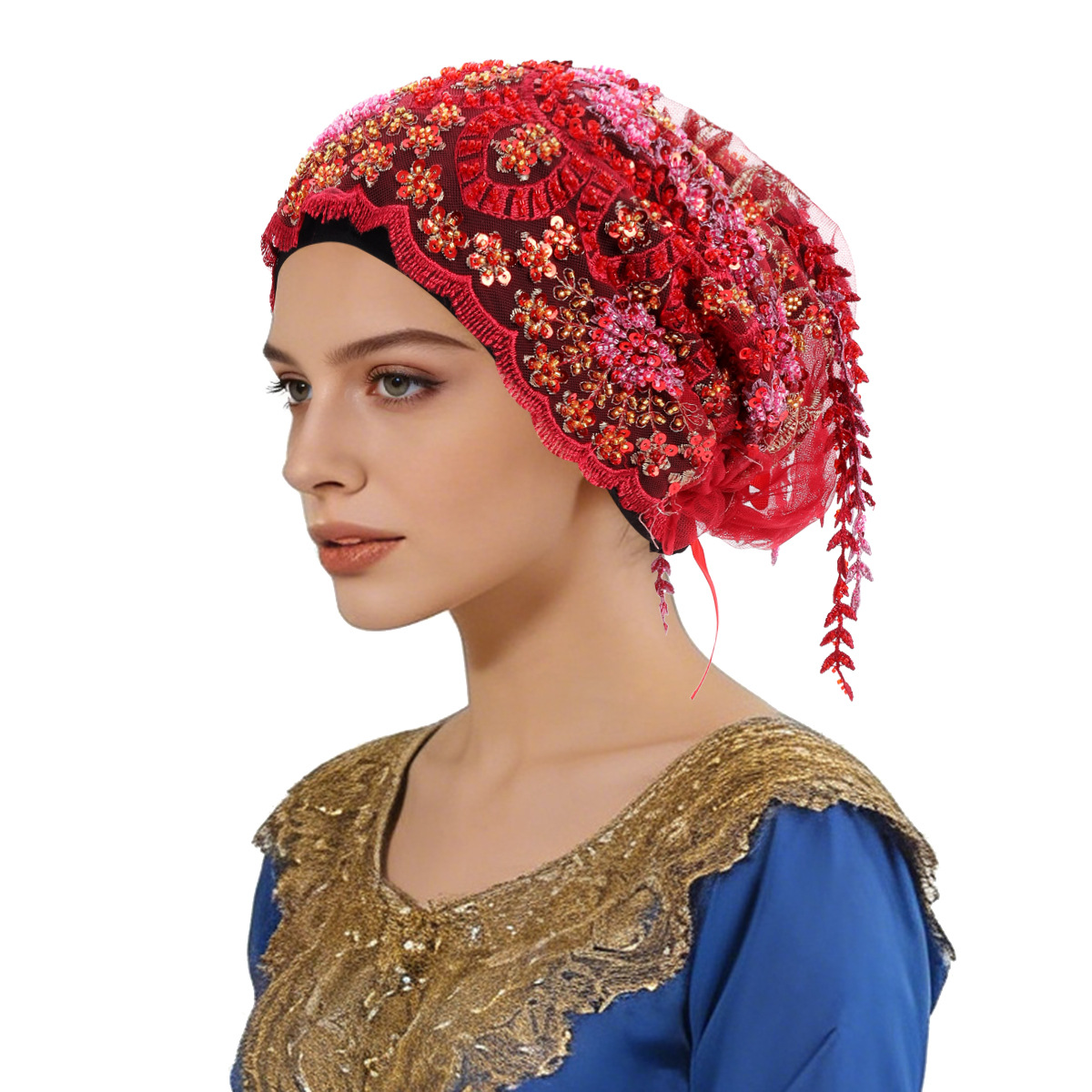 New Ethnic Tassel Headscarf Be - Tassel Fringe Trim reseña y precio