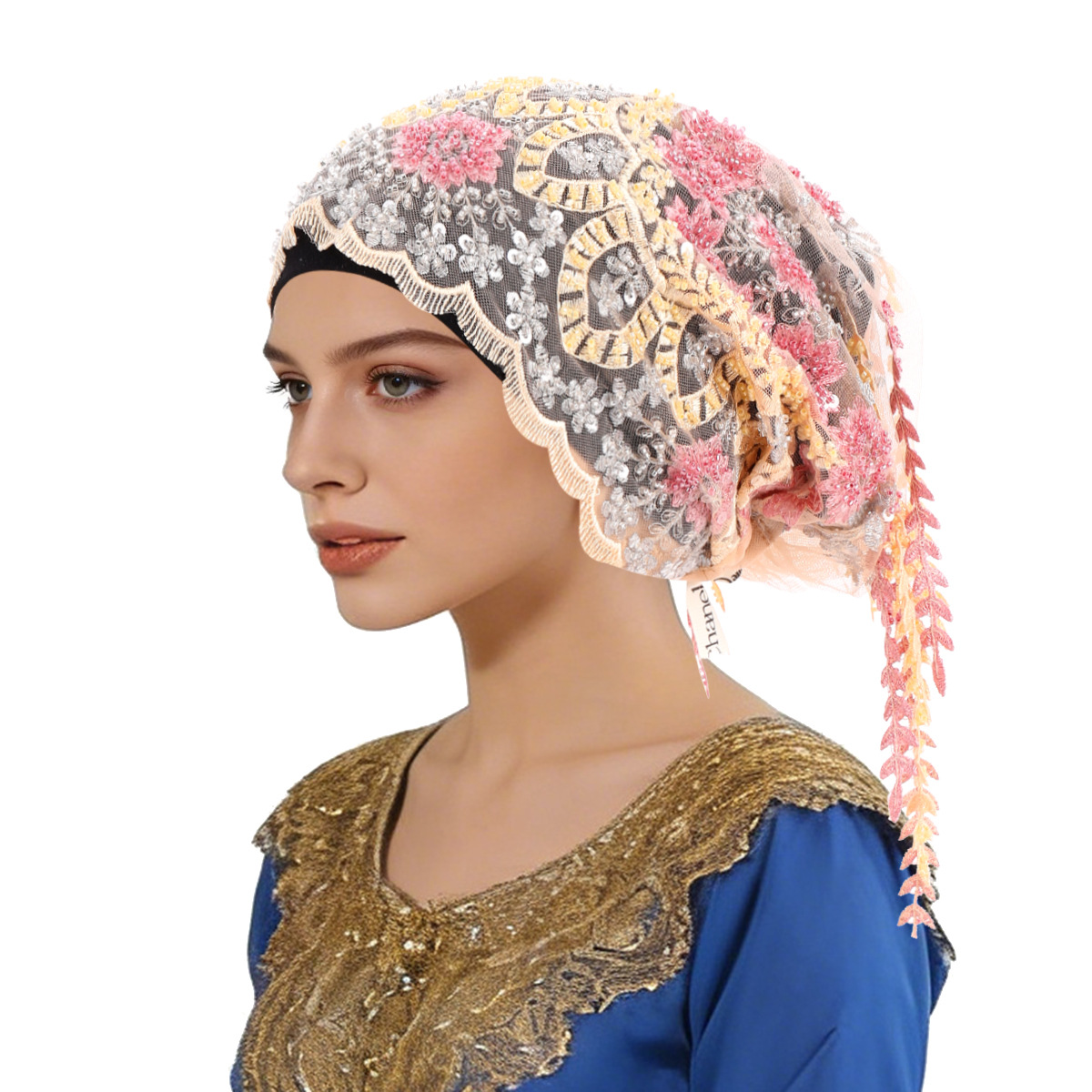 New Ethnic Tassel Headscarf Be - Tassel Fringe Trim reseña y precio