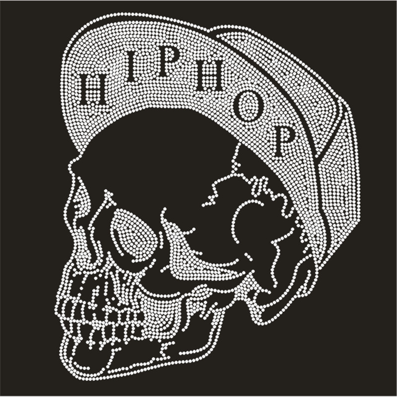Skull Patch,Iron On Transfers  - Hotfix Rhinestone Sheet reseña y precio
