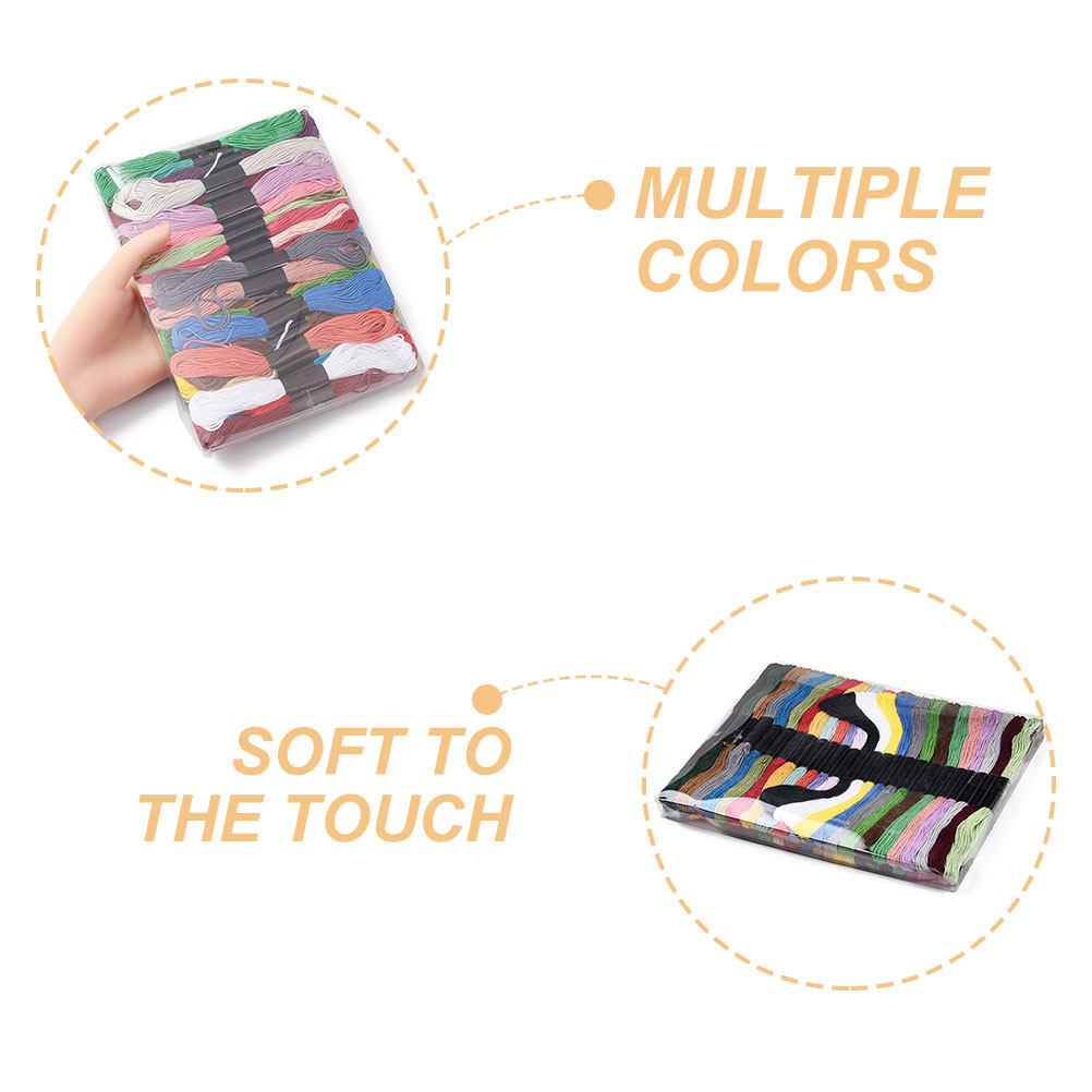 50 Bundles Cross Stitch Floss  - Embroidery Craft reseña y precio