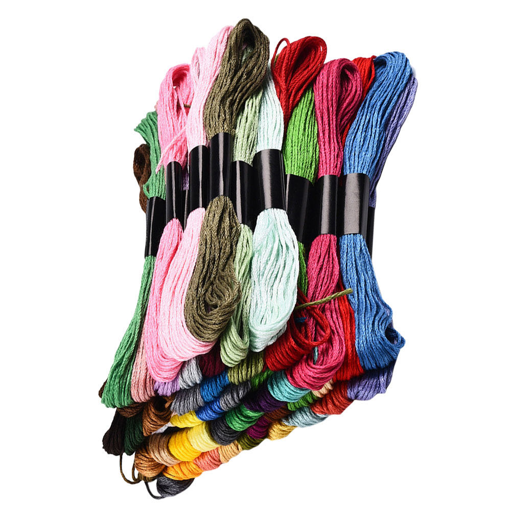 50 Bundles Cross Stitch Floss  - Embroidery Craft reseña y precio