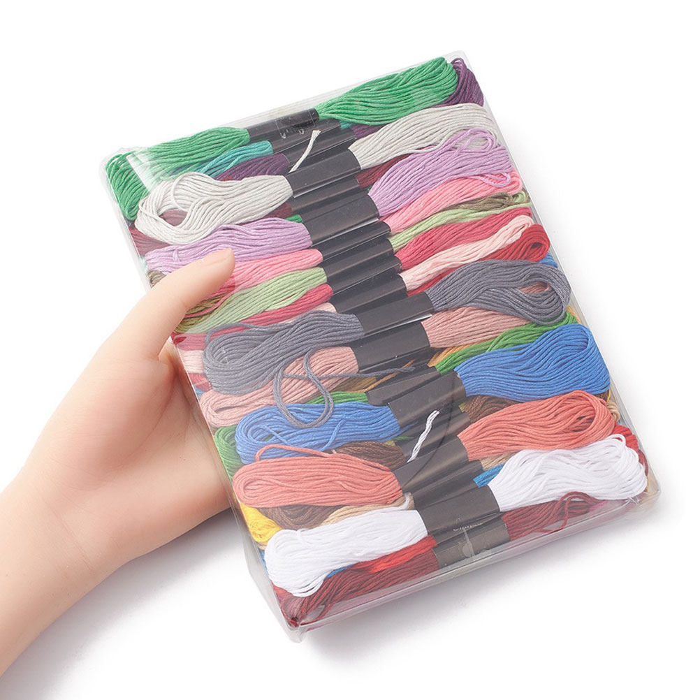 50 Bundles Cross Stitch Floss  - Embroidery Craft reseña y precio