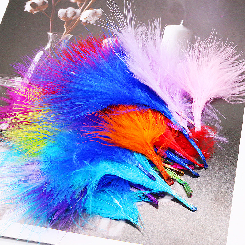 8-12cm Colored Plumas Natural  - Feather Trim Marabou reseña y precio