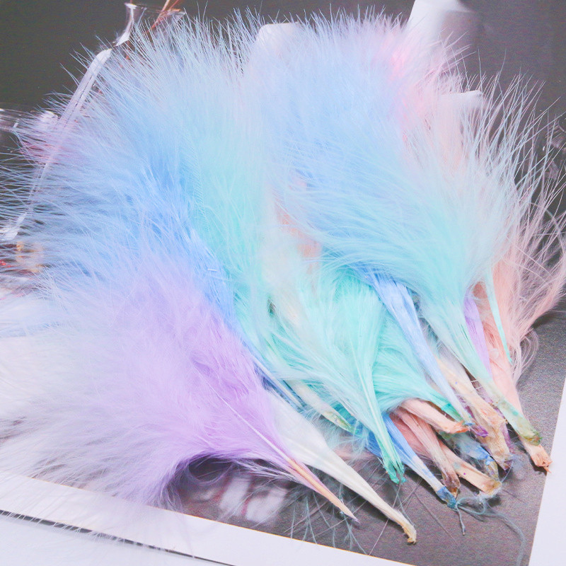 8-12cm Colored Plumas Natural  - Feather Trim Marabou reseña y precio