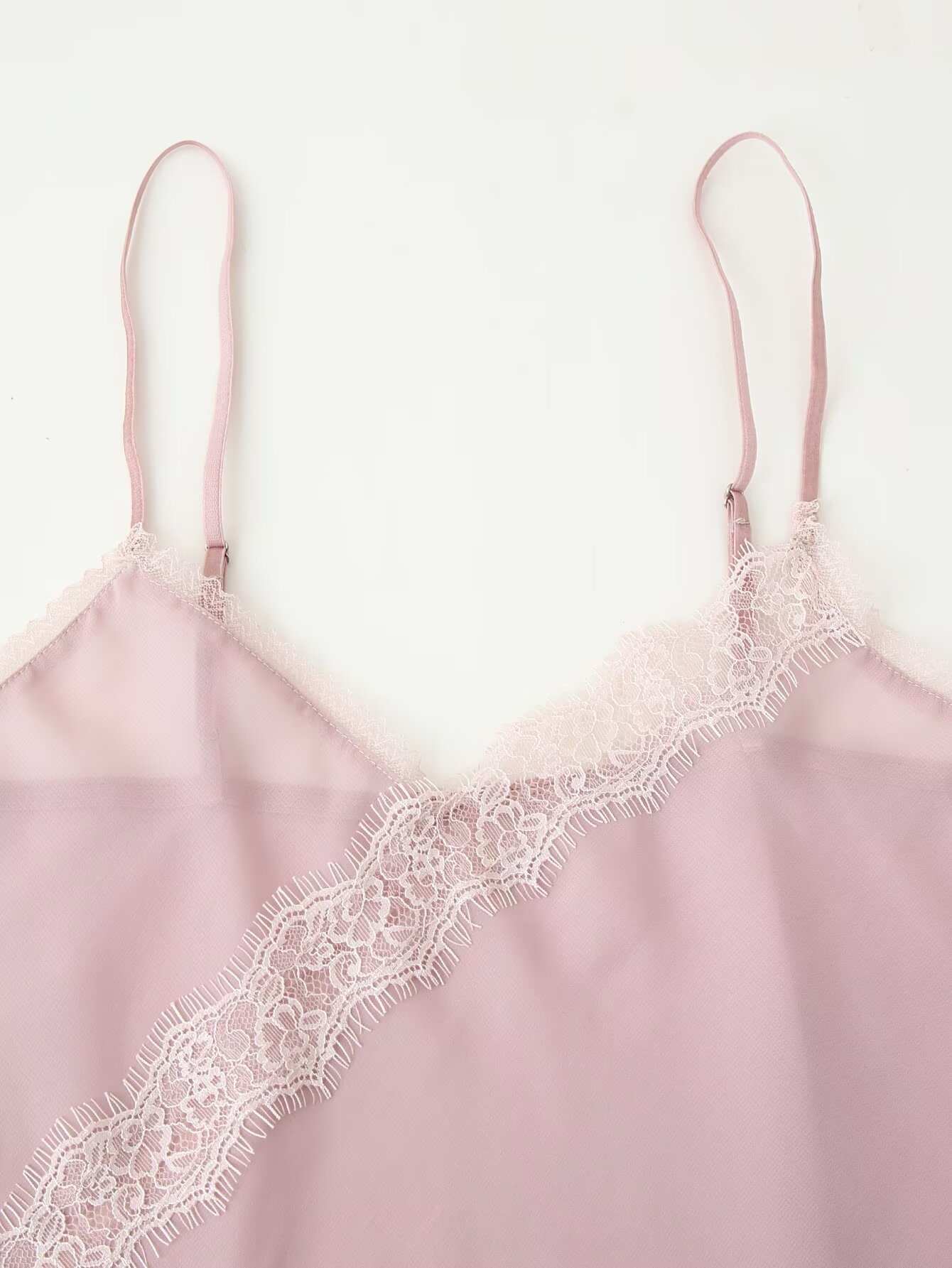 Tidalyf 2025 Women Pink Cami T - Elastic Lace Trim reseña y precio