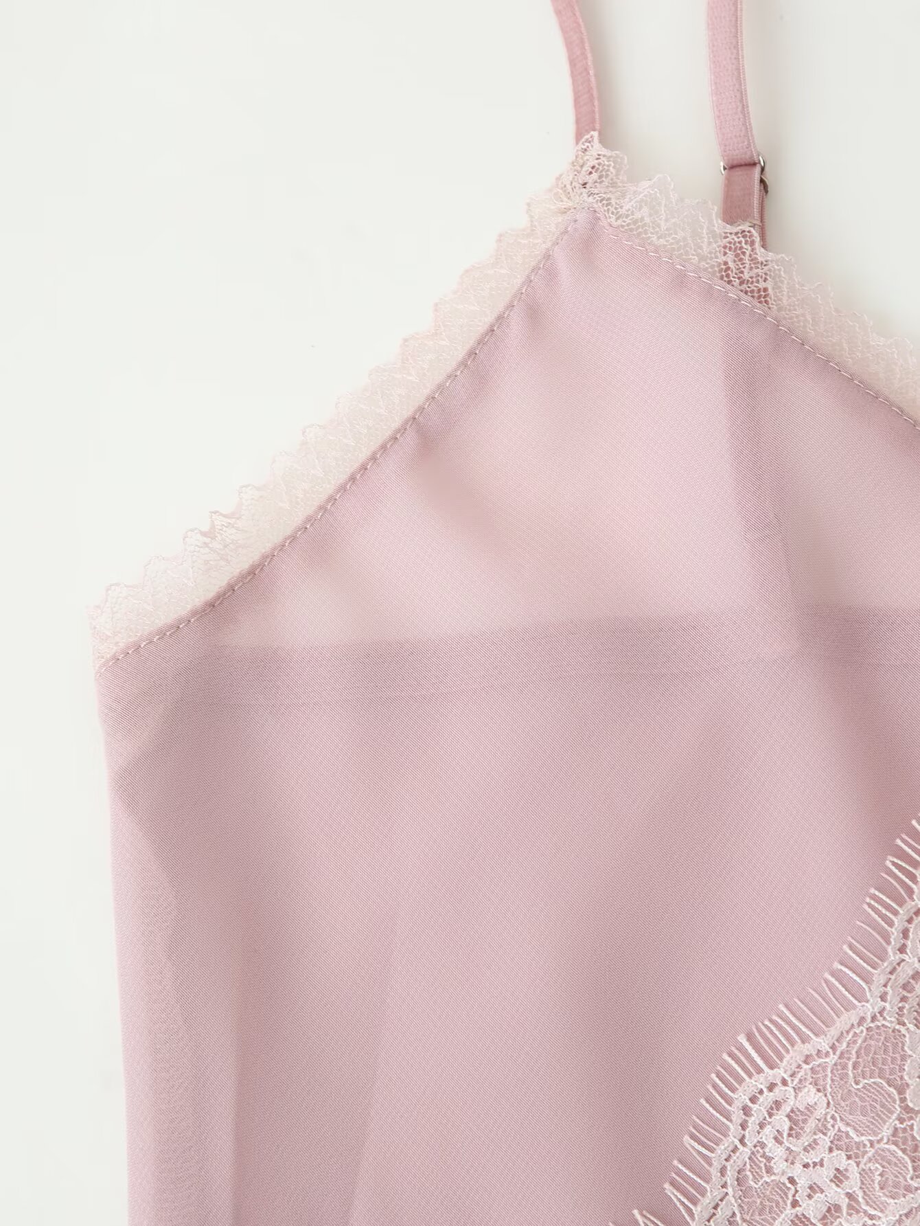 Tidalyf 2025 Women Pink Cami T - Elastic Lace Trim reseña y precio