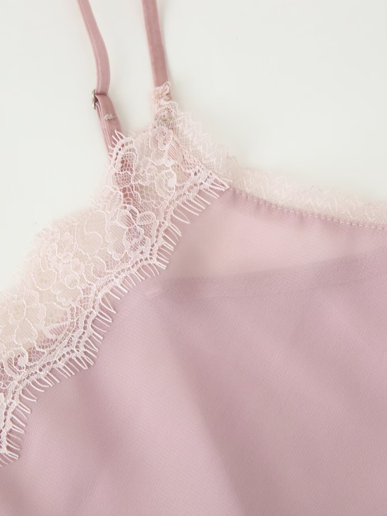 Tidalyf 2025 Women Pink Cami T - Elastic Lace Trim reseña y precio