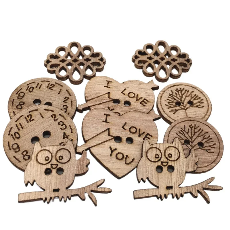 50pcs Wooden Craft Embellishme - Christmas Craft Embellishment reseña y precio