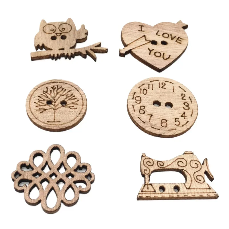50pcs Wooden Craft Embellishme - Christmas Craft Embellishment reseña y precio
